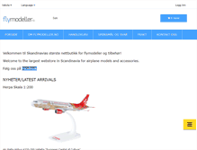 Tablet Screenshot of flymodeller.no
